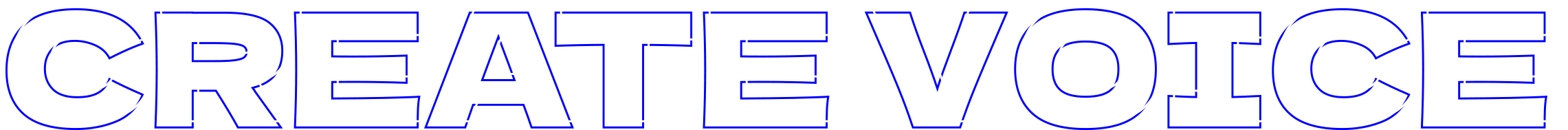 クリエイティブボイス文字